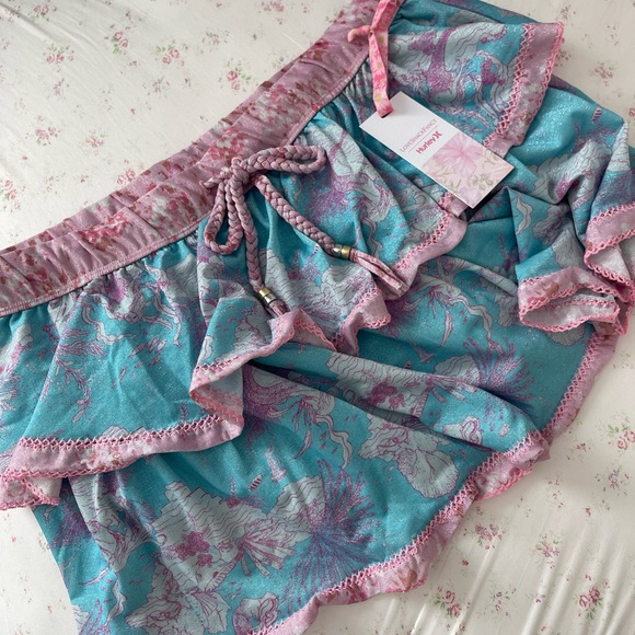 Hurley Annie Gonna Mini A Gradini Donna Morbida E Comoda Con Vita Elasticizzata - 6